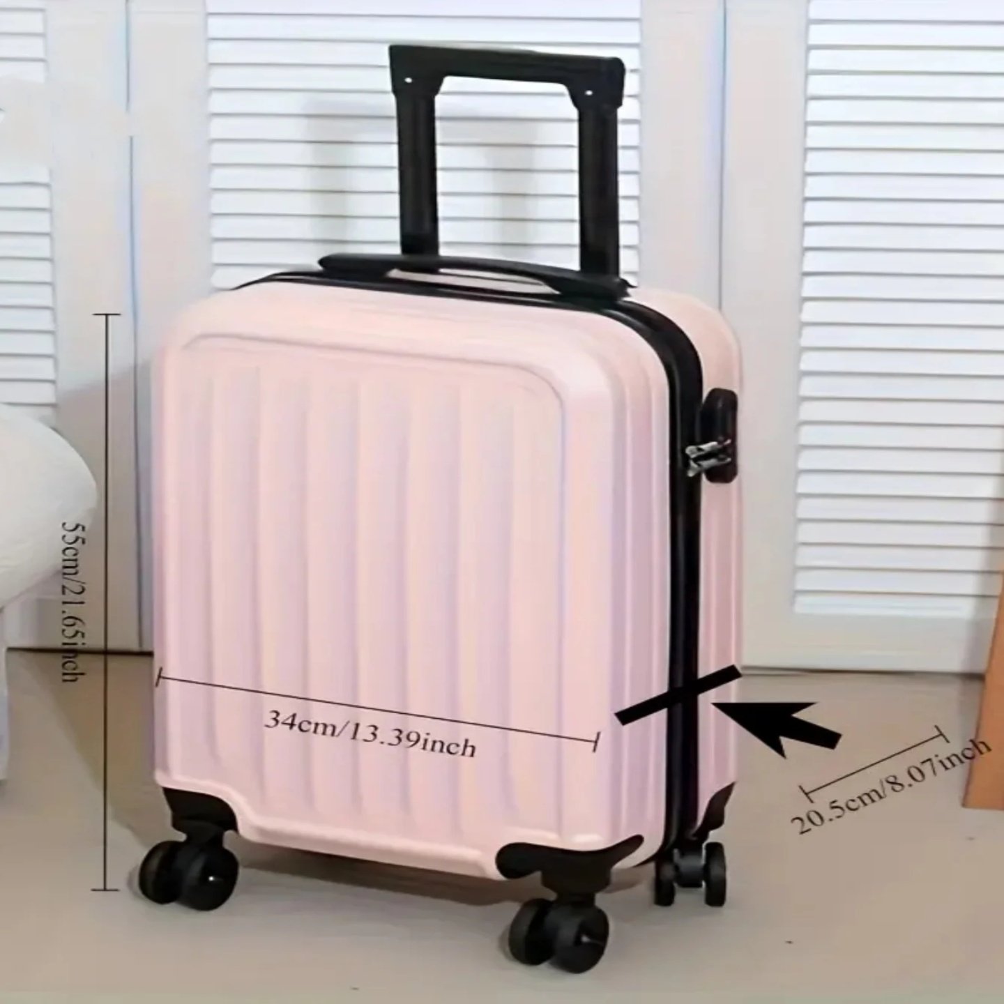 20inch Hard Shell Suitcase, Large Capacity, Student Travel