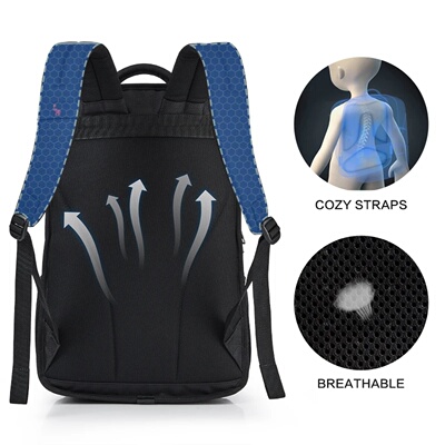 OIWAS Laptop Backpacks 14 Inch School Bags Waterproof Nylon