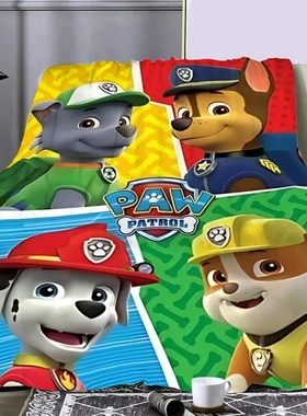 Cute P-PatrolS Cartoon P-PAWs Printed Blanket Picnic Blanke