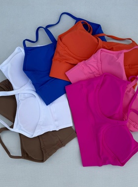 Women's Clothing Outdoor Jogging Yoga Fitness Sports Bra Gy