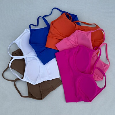 Women's Clothing Outdoor Jogging Yoga Fitness Sports Bra Gy