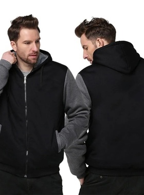 Men's Jacket Winter Camouflage Fleece Thicken Hooded Jacket