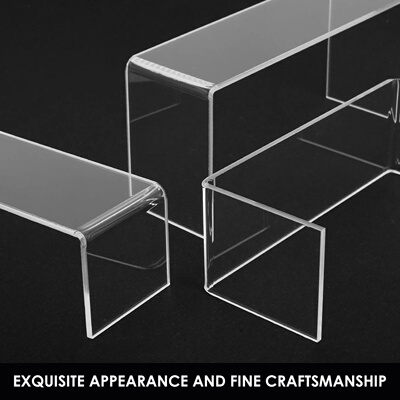 3/6/9Pcs Acrylic Display Stand Multifunctional Transparentl