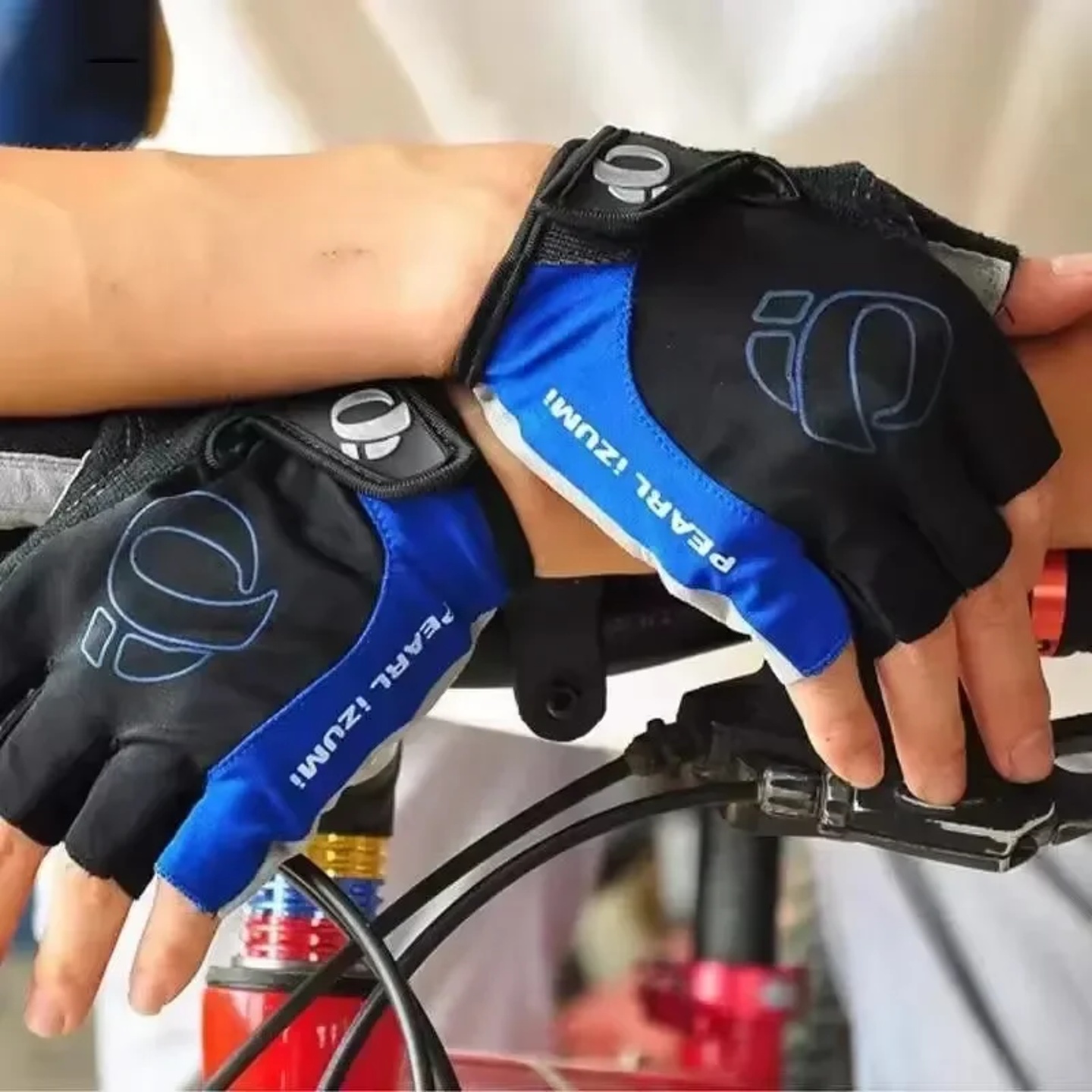 1Pair Gel Half Finger MTB Road Bike Gloves Anti-Slip Anti-S