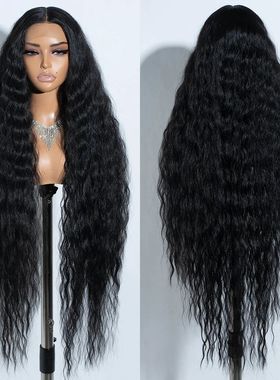 Synthetic Cosplay Lace Wigs For Black Women Long Curly Hair
