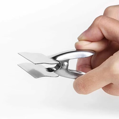 8pcs Stainless Steel Sealing Clip Food Snack Sealing Pocket