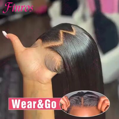 Glueless Wear and Go Bone Straight Lace Front Wigs 4x4 5x5 P