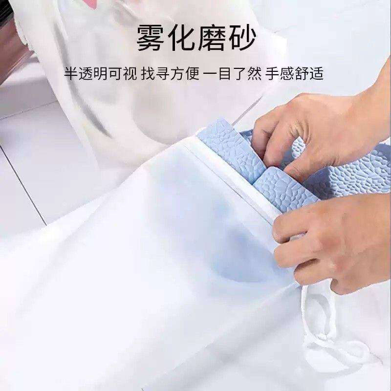 衣服鞋子整理包密封袋行李箱分装袋磨砂透明防水w