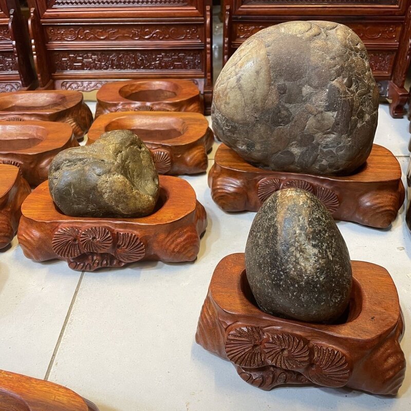 天然石头摆件底座花梨木免挖槽奇石底座木雕摆件不用挖槽底座特价