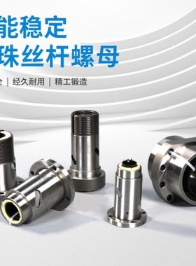 精密国产滚珠丝杆螺母4005轴承钢SFU5010丝母DFU6310丝杠SFU2510