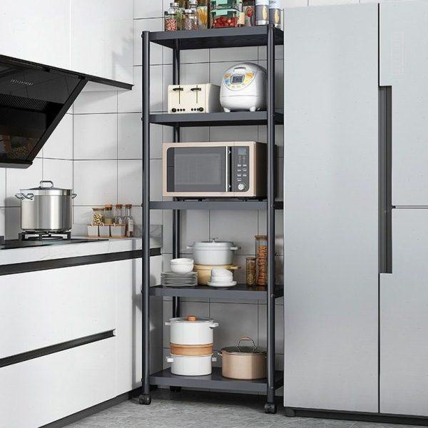 厨房置物架落地式多层家用多功能收纳架微波炉烤箱锅具货架储物架,厨房/烹饪用具,微波炉置物架,淘宝优惠券,粉丝福利购,淘宝优惠卷
