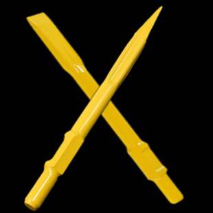 精品65A85A95A大电镐头尖扁钢凿镐钎开墙碎石凿子石工风炮镐尖凿