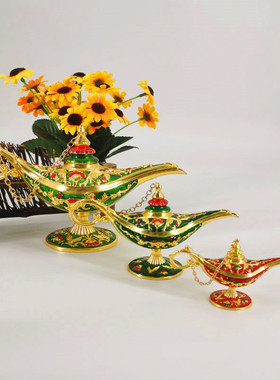 甘肃敦煌特色旅游纪念品阿拉丁神灯桌面摆件新疆青海家居装饰品