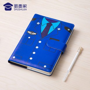 蜀黍家记事笔记本文创周边衬衣记事本公务员办公本简约会议记录本