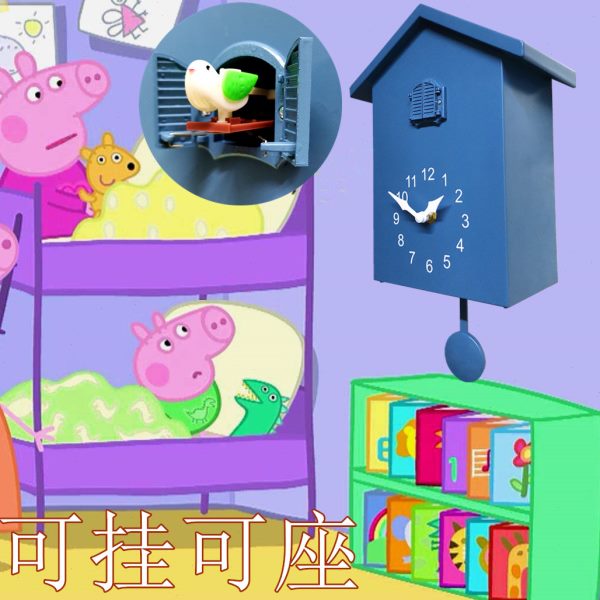 欧式创意布谷鸟咕咕钟客厅装饰挂钟壁挂报时挂钟静音石英钟座钟