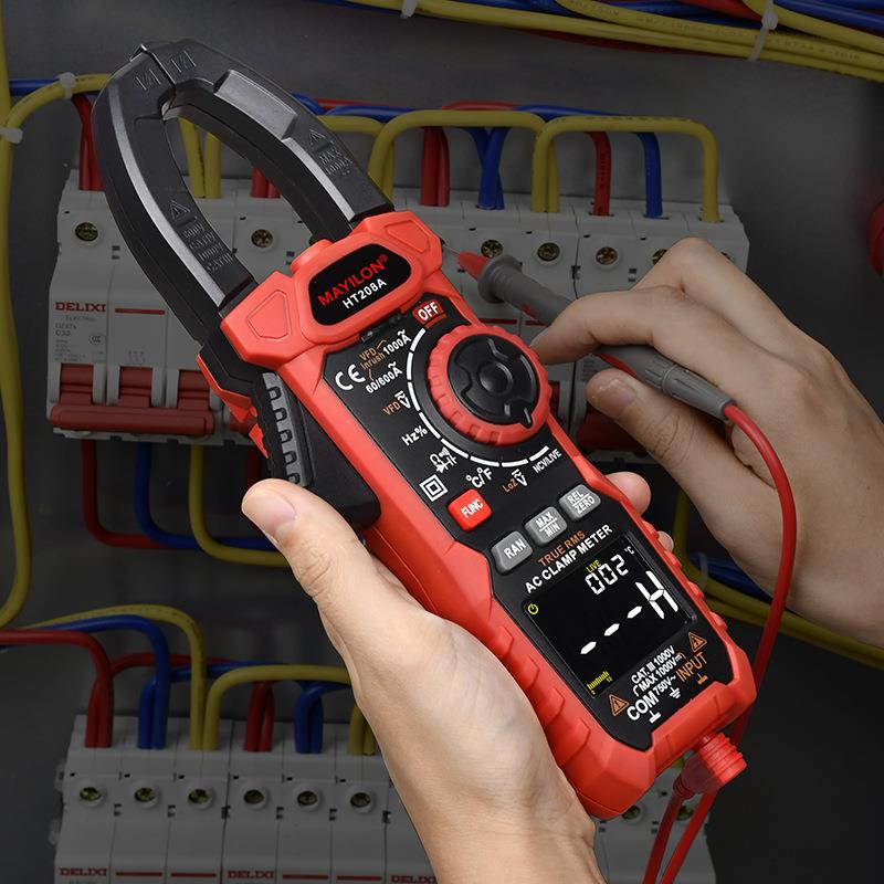 6000计数交流/交直流数字钳型表HT208A/HT208D耐用