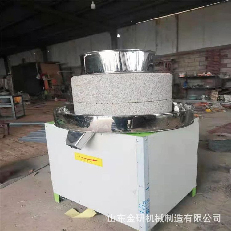 商用电动豆浆豆腐脑机 大型粗粮加工设备 小麦荞麦面粉石磨机