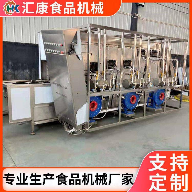 电子打火燃气烧毛机 带降温装置多种产品连续式燎毛设备去毛干净