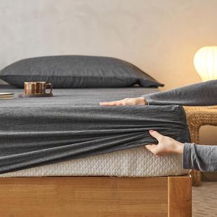 通用 A类全棉色织水洗棉单床笠席梦思床垫套防尘布床罩可水洗四季