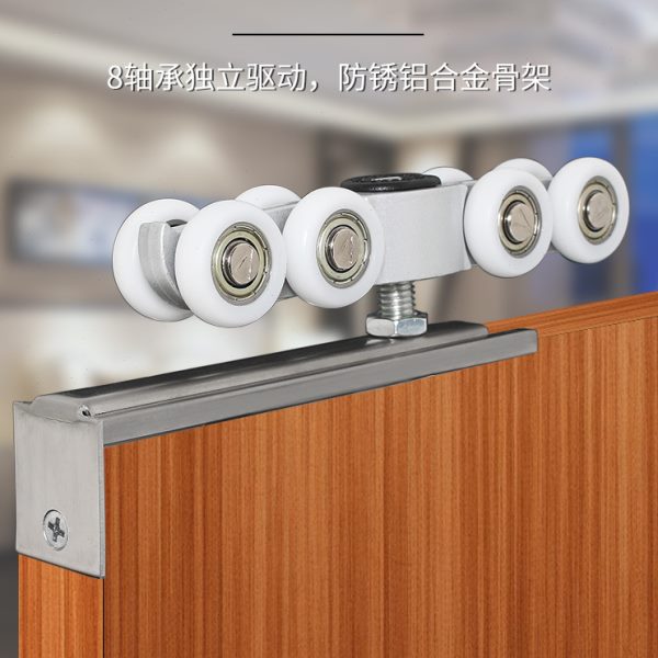 移门吊轮不锈钢滑轮推拉门厨房卫生间门吊滑轨道吊轨导轮木门配件