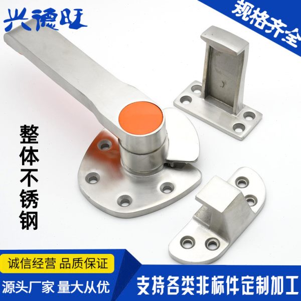 蒸箱门把手烘箱把手海鲜蒸柜拉手蒸饭柜配件蒸柜压紧门锁机箱把手