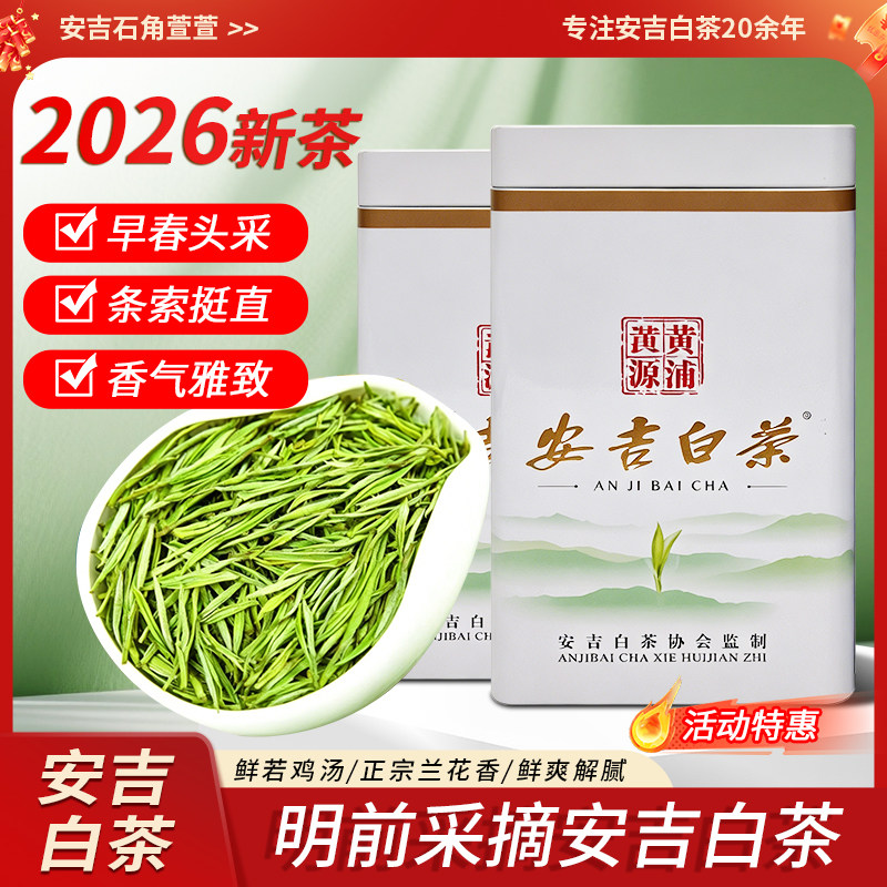正宗安吉白茶头采兰香小芽