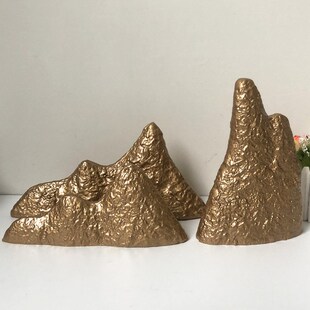 树脂工艺品 新中式山峰摆件 家居配件饰品创意个性桌面摆件混批