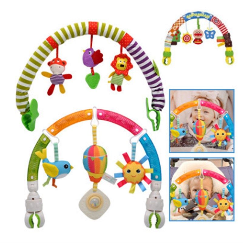 婴儿床绕床铃床挂推车挂件 音乐毛绒床头铃摇铃0-1岁宝宝车夹床夹,玩具/童车/益智/积木/模型,摇铃,淘宝优惠券,粉丝福利购,淘宝优惠卷