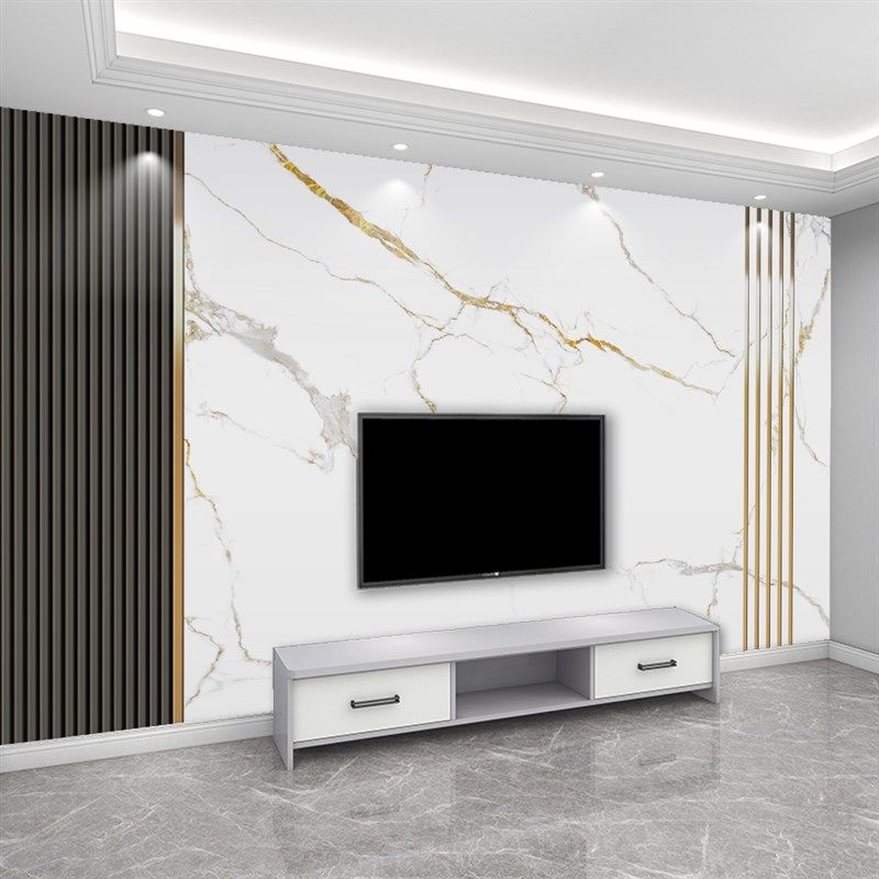 简约电视背景墙壁布大理石纹壁纸客厅壁画3D立体格栅墙布影视墙纸,家装主材,定制壁画,淘宝优惠券,粉丝福利购,淘宝优惠卷