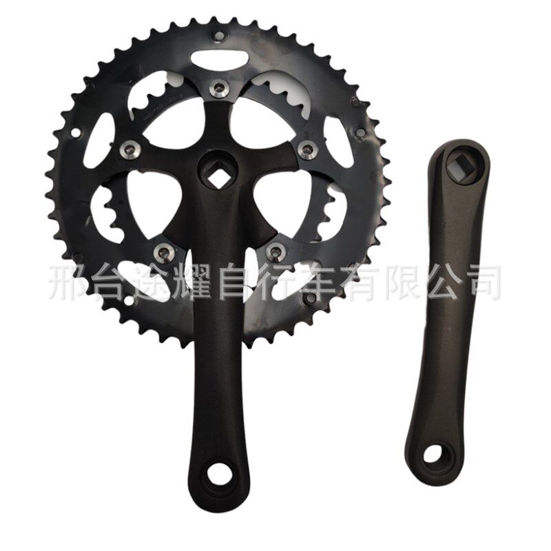 厂家山地自行车牙盘轮盘链轮齿盘铝合金曲柄轮盘可拆卸50T34T