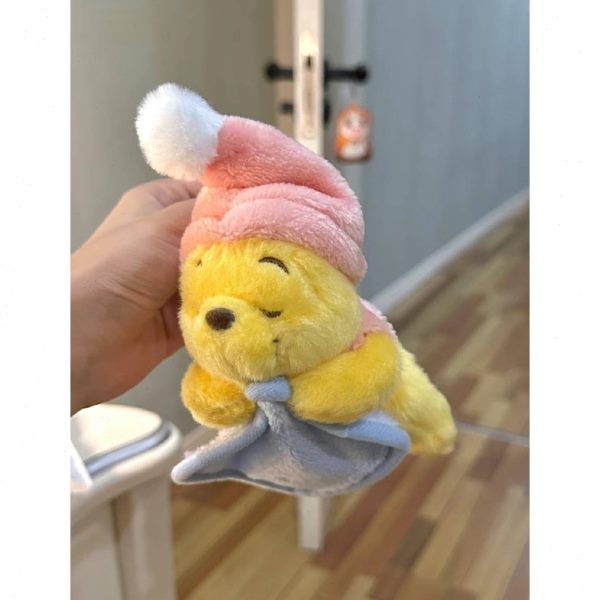 挂件毛绒玩偶公仔可爱睡眠书包挂饰口水巾卡通女甜梦维尼噗噗小熊