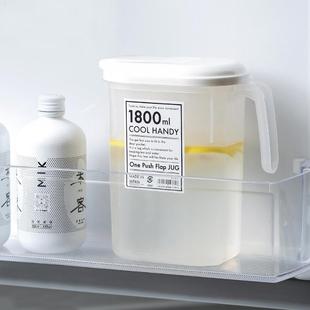 日本进口冷水壶家用凉水壶大容量扎壶带盖果汁壶耐高温水壶泡茶壶