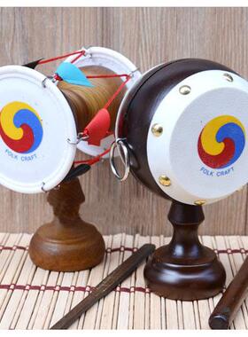 采购产品韩国民间工艺品，韩国圆鼓，腰鼓饰品，挂鼓，韩国工艺饰