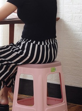 塑料家用小加厚胶凳小板凳客厅餐桌凳塑料椅子高登子矮凳