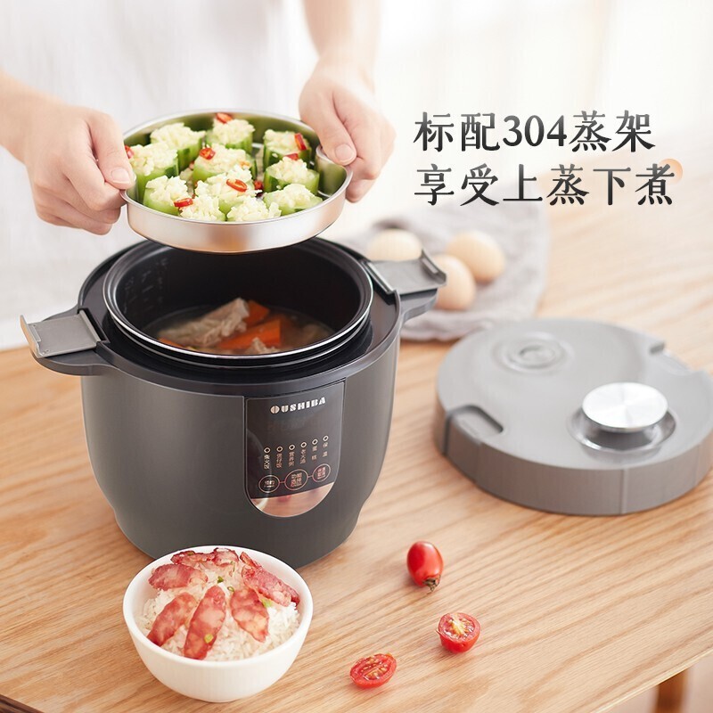 欧之宝车载电饭煲2v货车v自驾游迷你小型多功能车家两用电饭锅