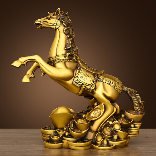 黄铜马到成功黄铜金属马的吉祥物办公家居工艺装饰品家居