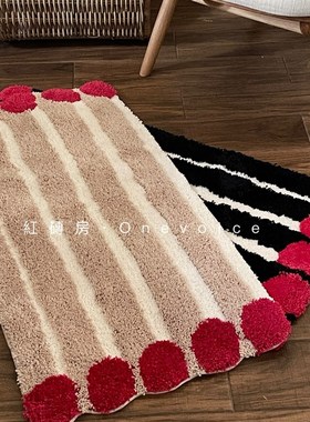 紅磚房Onoi地垫家用客厅玄关衣帽间卧室床边地毯爱毛绒毯