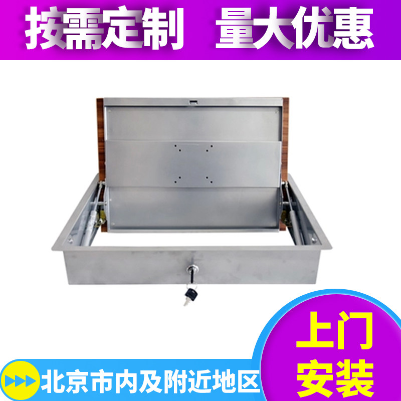 9寸22寸2寸27寸电脑桌手动翻转器显示液晶屏多媒体办公桌升降架