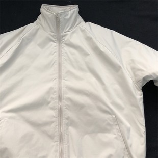 男士轻薄棉服白色早春棉衣t秋季薄短款夹克女立领薄款薄棉外套男