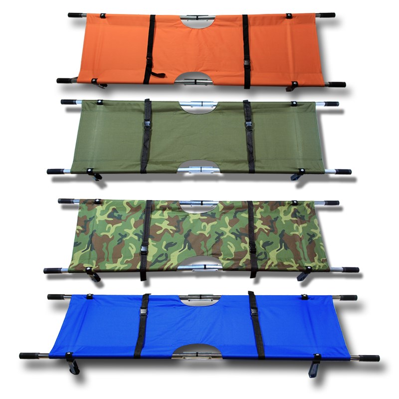 简易折叠担架便携式消防推车急救护援家用抬人医病老人儿童上楼