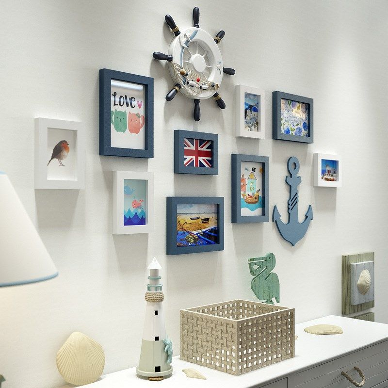 沙发背景墙挂饰客厅房间布置墙面壁饰地中海风格装饰船舵墙上挂件,家居饰品,壁饰,淘宝优惠券,粉丝福利购,淘宝优惠卷