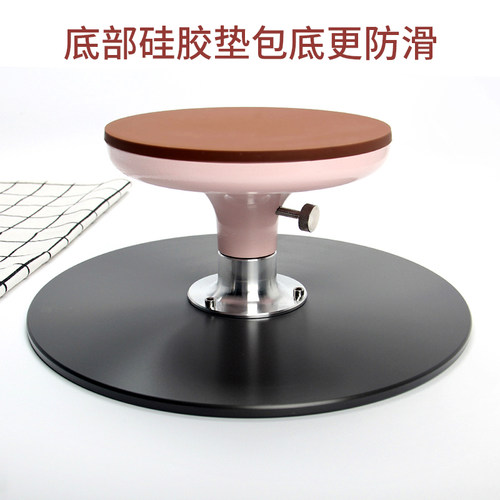 商用转盘裱转台固定铝合金裱台盘台烘焙工具