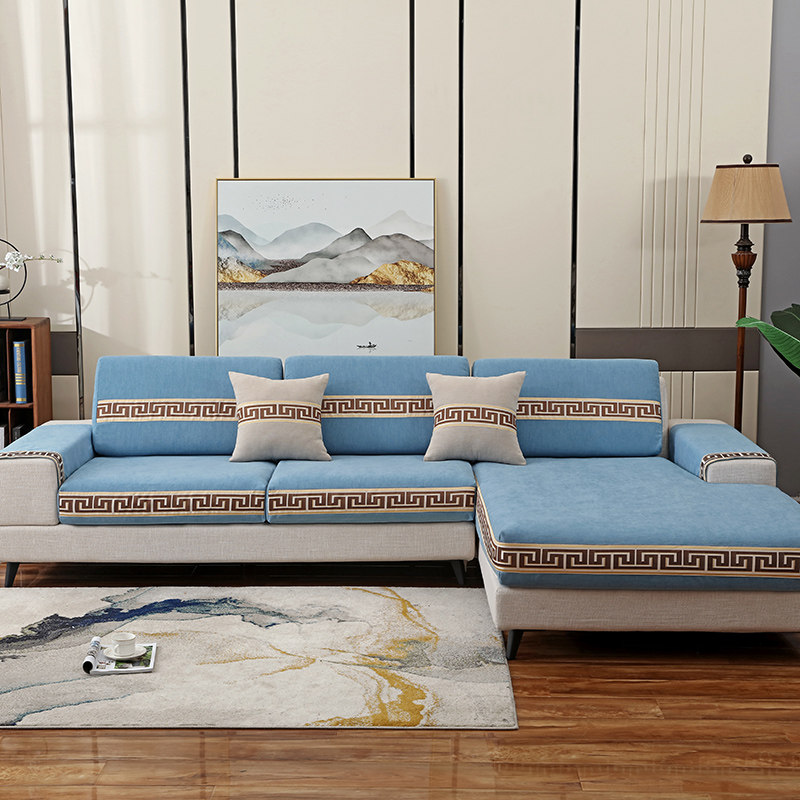 定制沙发实木中式高档雪尼尔坐垫靠背笠巾四季通用沙发垫,居家布艺,沙发套,淘宝优惠券,粉丝福利购,淘宝优惠卷