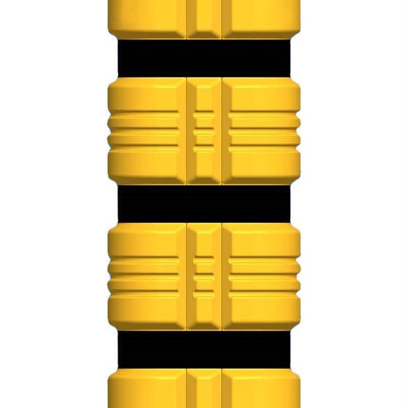 圆柱型电线杆安全防撞护柱 仓库停车场水泥钢柱四方柱弹性防撞桶