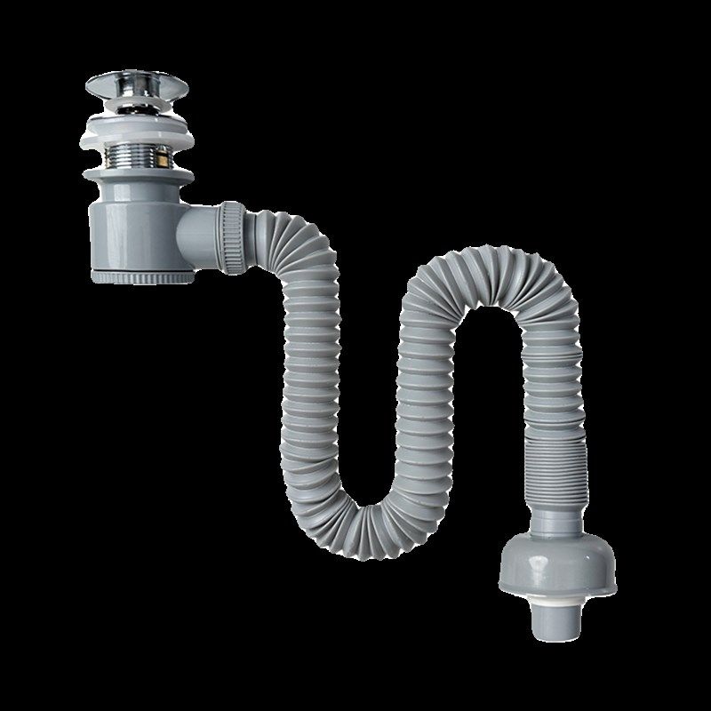 洗脸盆通用下水器矮款短墙排防臭下水塞水堵扫地机器人按弹带篮,家装主材,下水器,淘宝优惠券,粉丝福利购,淘宝优惠卷