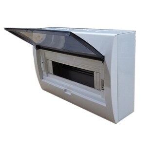 展业塑面铁底配电箱款明装位回路空气关室内空箱