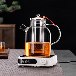 煮茶器带内胆煮茶炉茶具套装 玻璃大容量煮茶壶电陶炉套装 家用