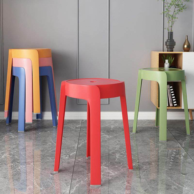 塑料凳子加厚家用可叠放方腿板凳 饭店圆凳食堂胶凳北欧简约圆凳,住宅家具,其它凳子,淘宝优惠券,粉丝福利购,淘宝优惠卷