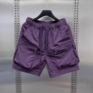 五分多短裤 裤 男薄款 外穿速干夏季 子 休闲宽松口K袋工装 捡漏男士