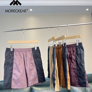 户外轻薄G透气速干 户外山系 夏季 外贸男装 干运动休闲 拼色设计